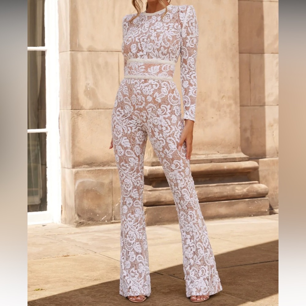 Nadine Merabi Jumpsuit Sz Small